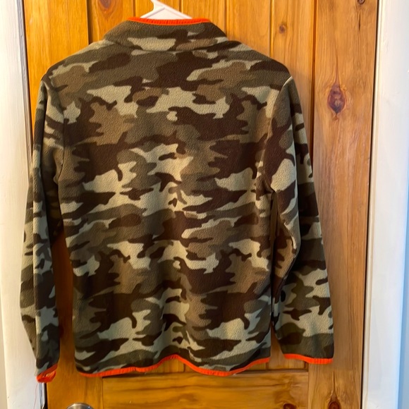 Boys L Camo Fleece Pullover - Picture 2 of 2